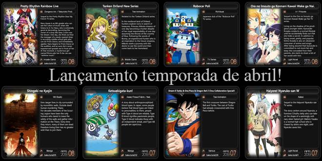 Animes Temporada Abril 2013
