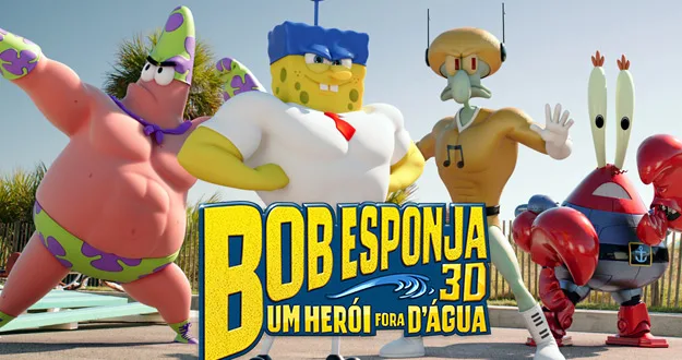 Bob Esponja – Um herói fora d'Água ganha primeiro trailer!