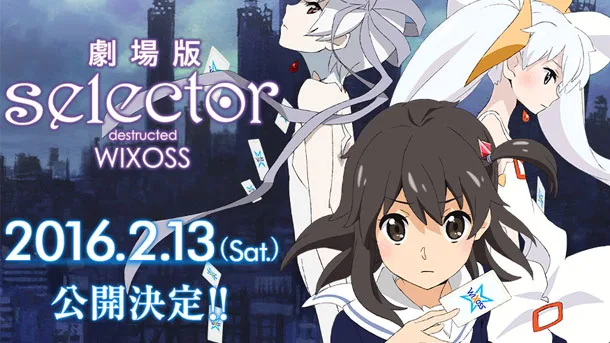 Selector Destructed Wixoss – Filme ganha novo trailer!