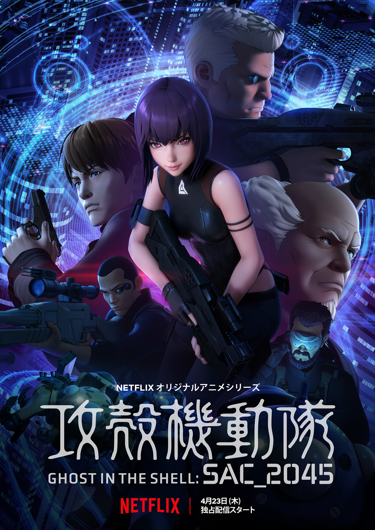 Ghost in the Shell SAC 2045 Anime ganha data de estreia