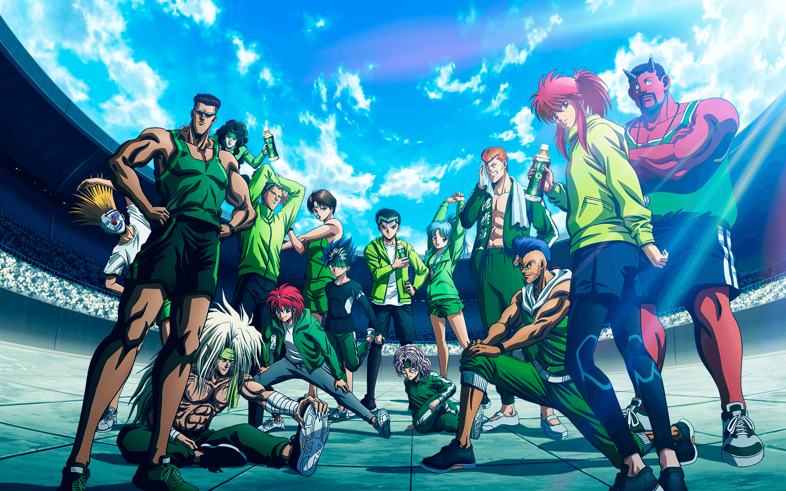 Yu Yu Hakusho - Anime entra na campanha por vida saudável