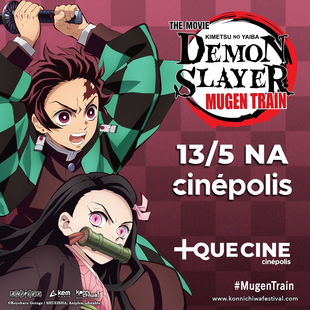 Demon Slayer: Mugen Train chega dia 15 de maio na Cinépolis