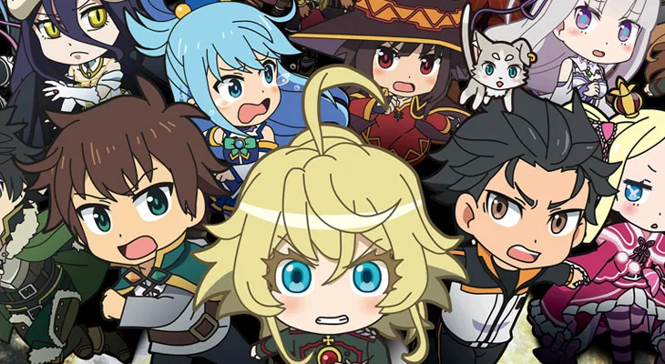 Isekai Quartet ganha filme e chega em 2022