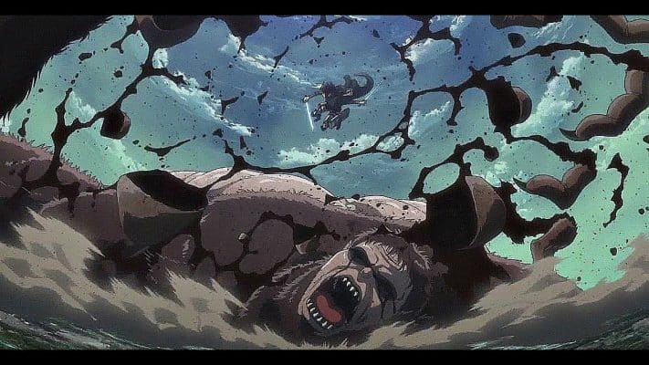 Anime - Levi Vs Titã Bestial