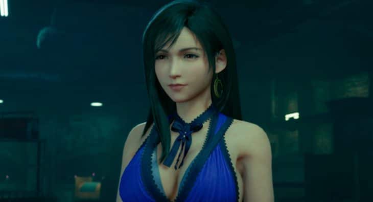 Final Fantasy 7 - Tifa interrompe reunião do governo italiano