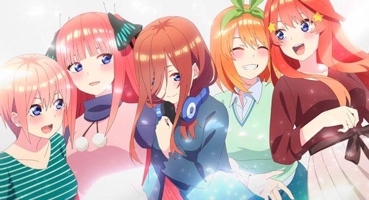 The Quintessential Quintuplets - Filme tem nova imagem promocional