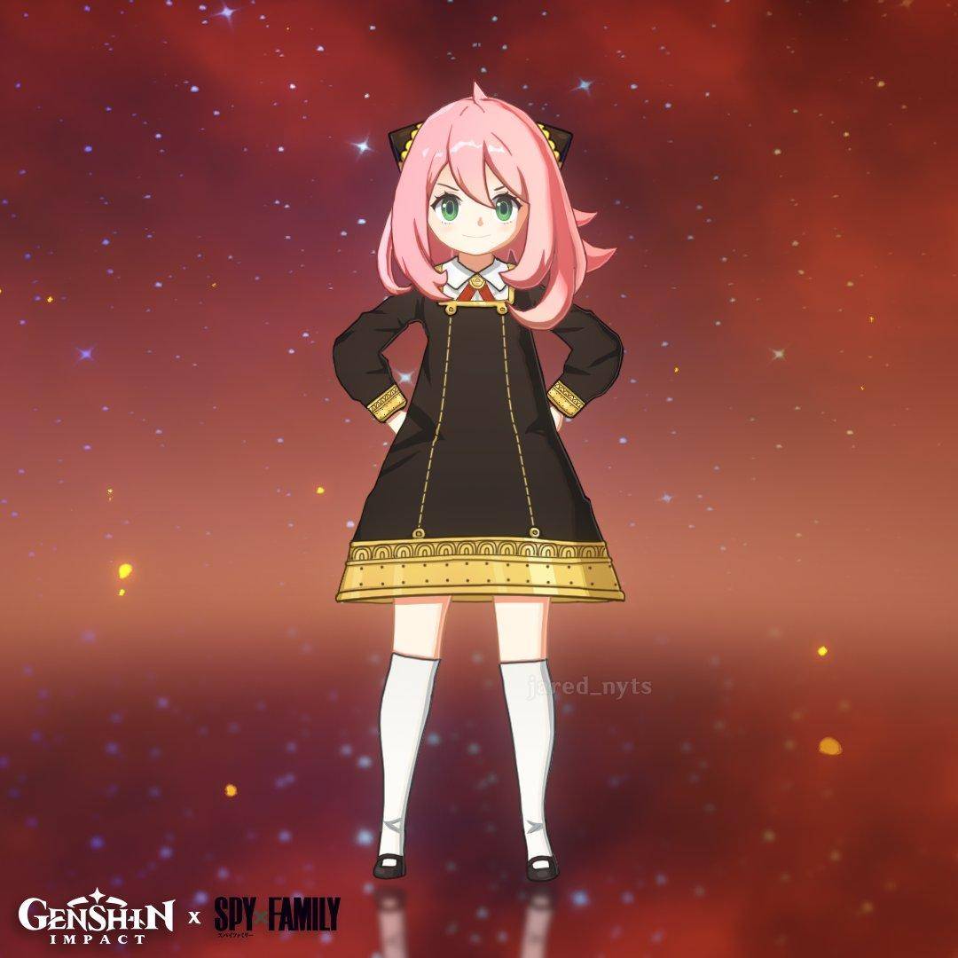 Anya Forger é colocada no jogo Genshin Impact