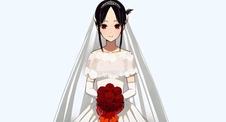 Kaguya-Sama Waifus da série se vestem como noivas