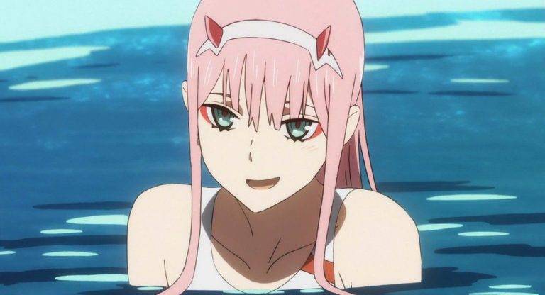 Zero Two ganha cosplay do anime Darling In The Franxx