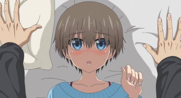 Uzaki-chan - Beijo deixa os otakus loucos