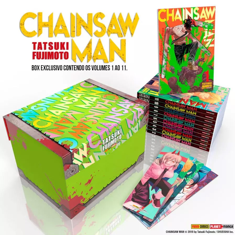 Chainsaw Man Box Mangás Panini