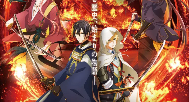 Touken Ranbu Kyoden Moyuru Honnoji: Estreia do anime marcada para abril