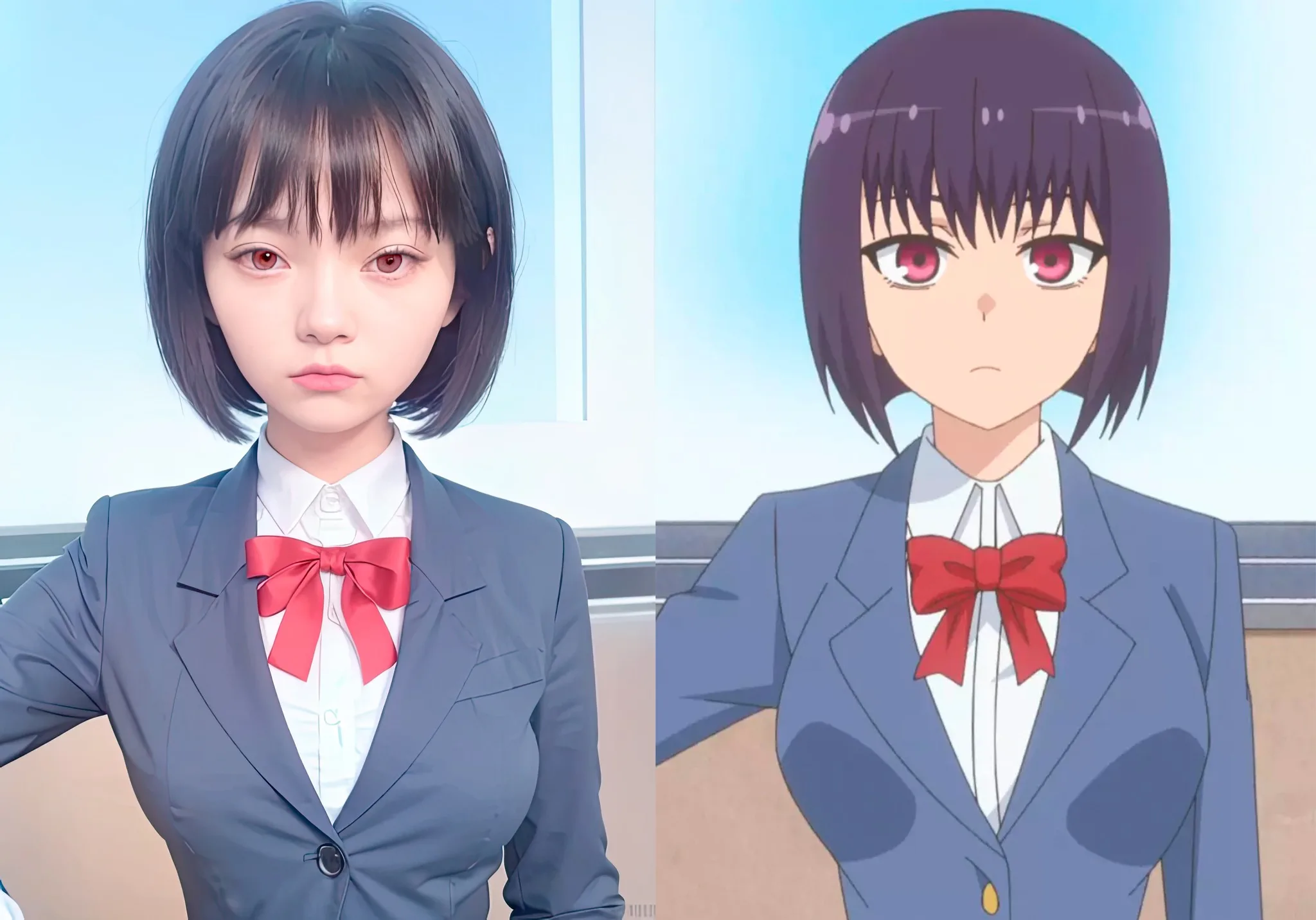 IA mostra como ficaria a turma de Ijiranaide, Nagatoro-san na vida real