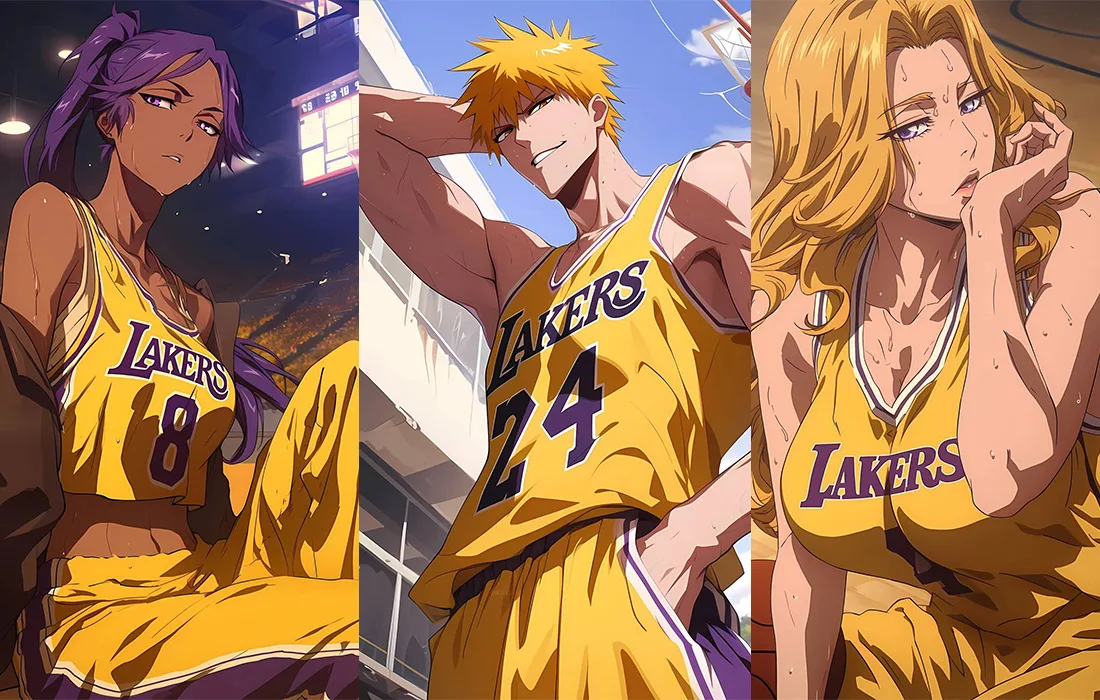 Yoruichi, Ichigo e Matsumoto (Bleach) Yoruichi, Ichigo e Matsumoto (Bleach)