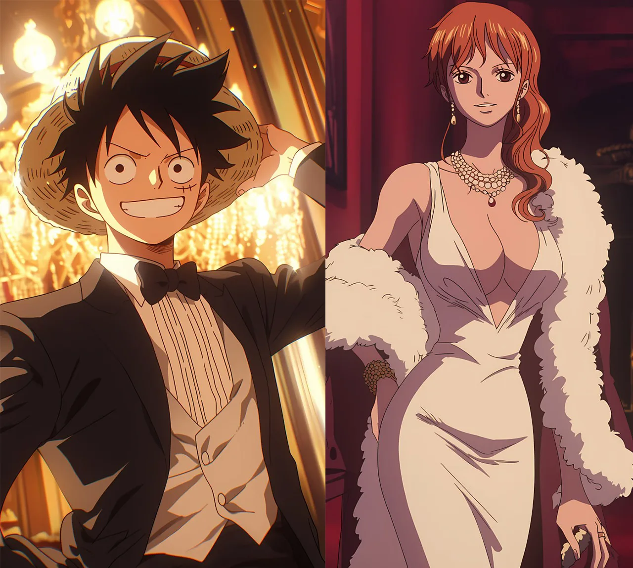 Luffy e Nami One Piece Oscar 2024