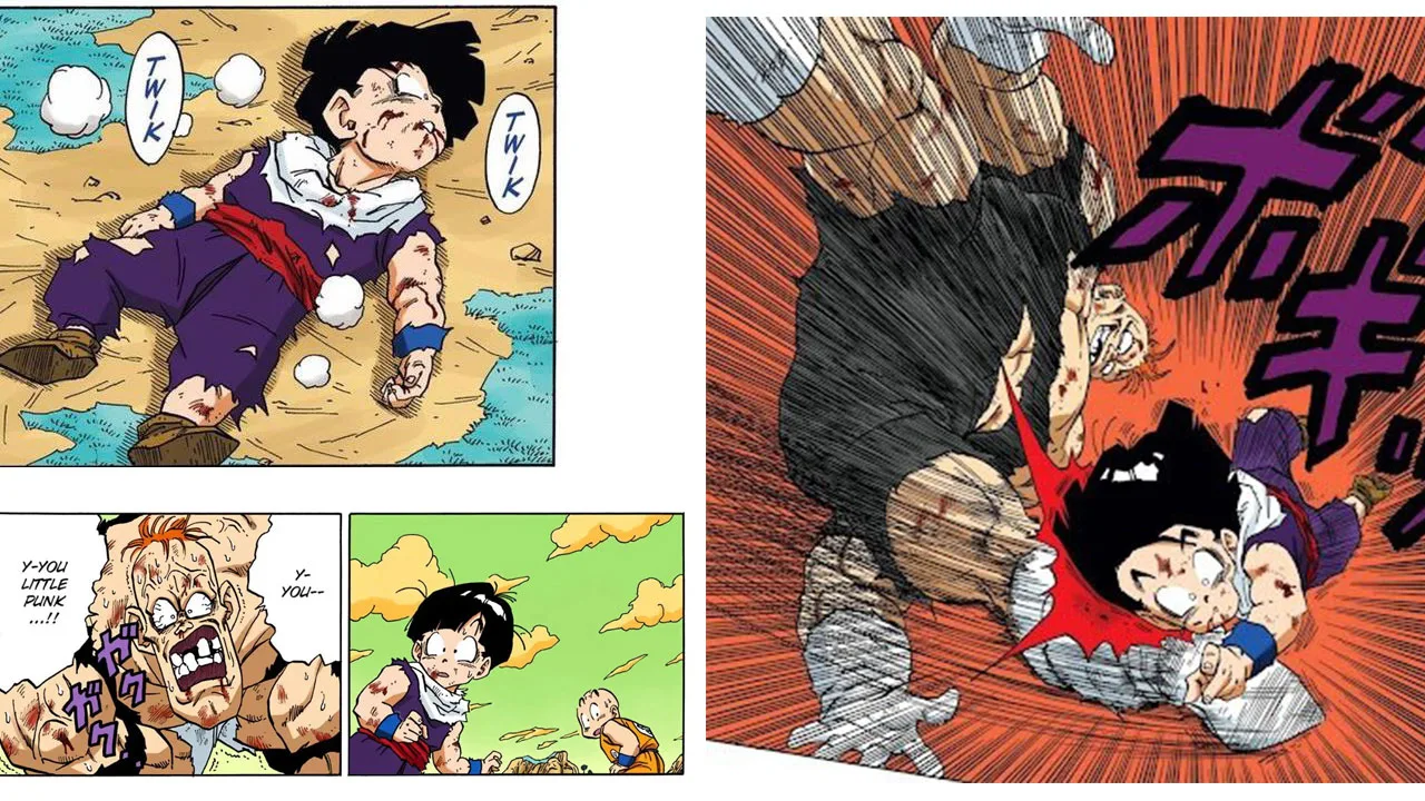 O sofrimento de Gohan Dragon Ball O sofrimento de Gohan Dragon Ball