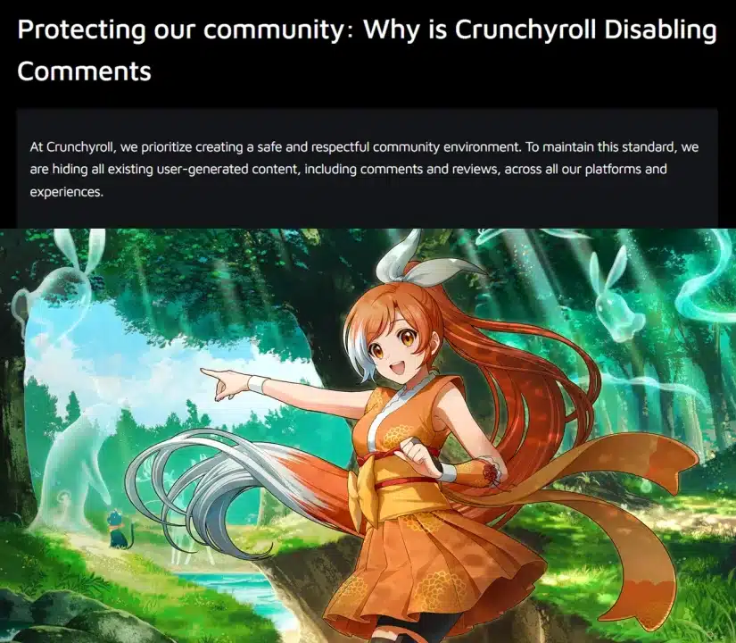 Crunchyroll comentários