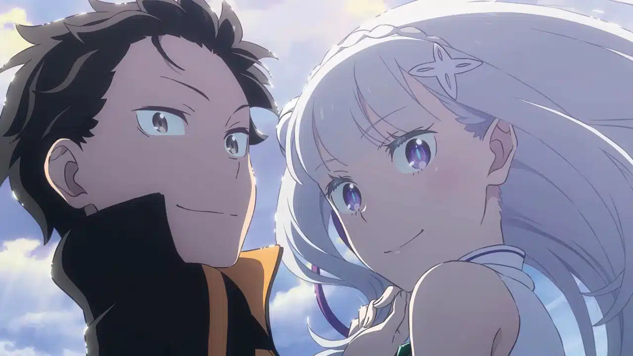 Imagem da 3ª temporada de ‘Re:ZERO’ para promover o primeiro episódio com 90 minutos