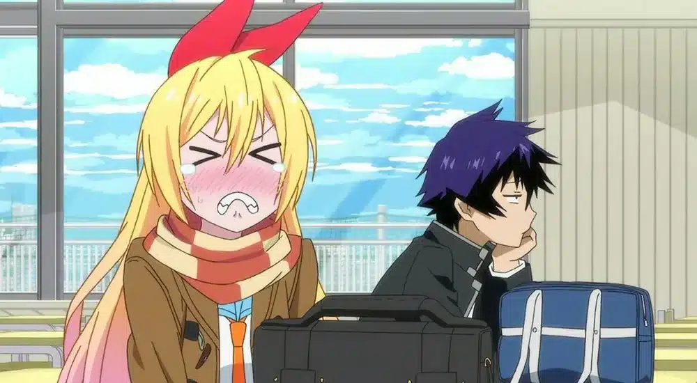 Nisekoi-False-Love Os melhores animes harém de todos os tempos