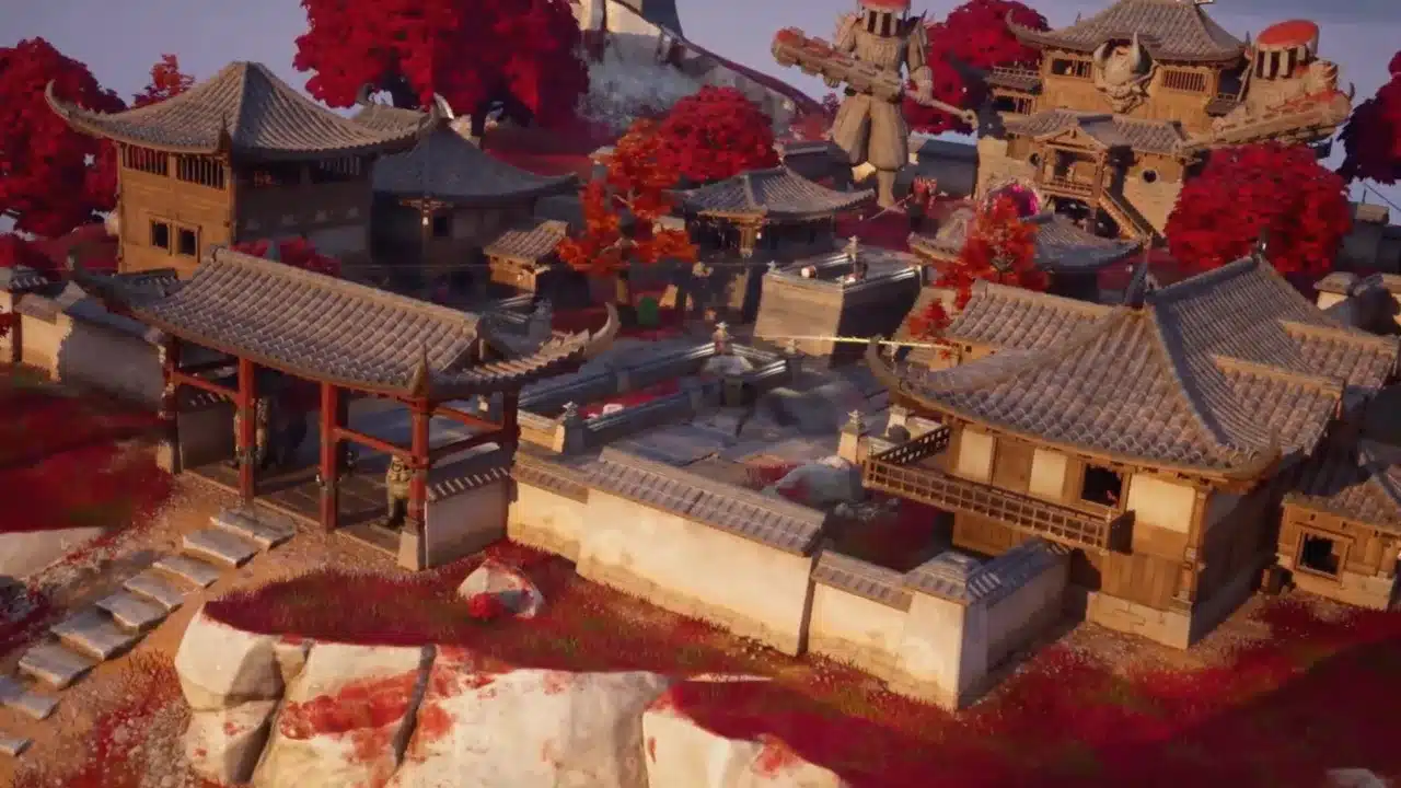 Mapa no Capítulo 6 de Fortnite
