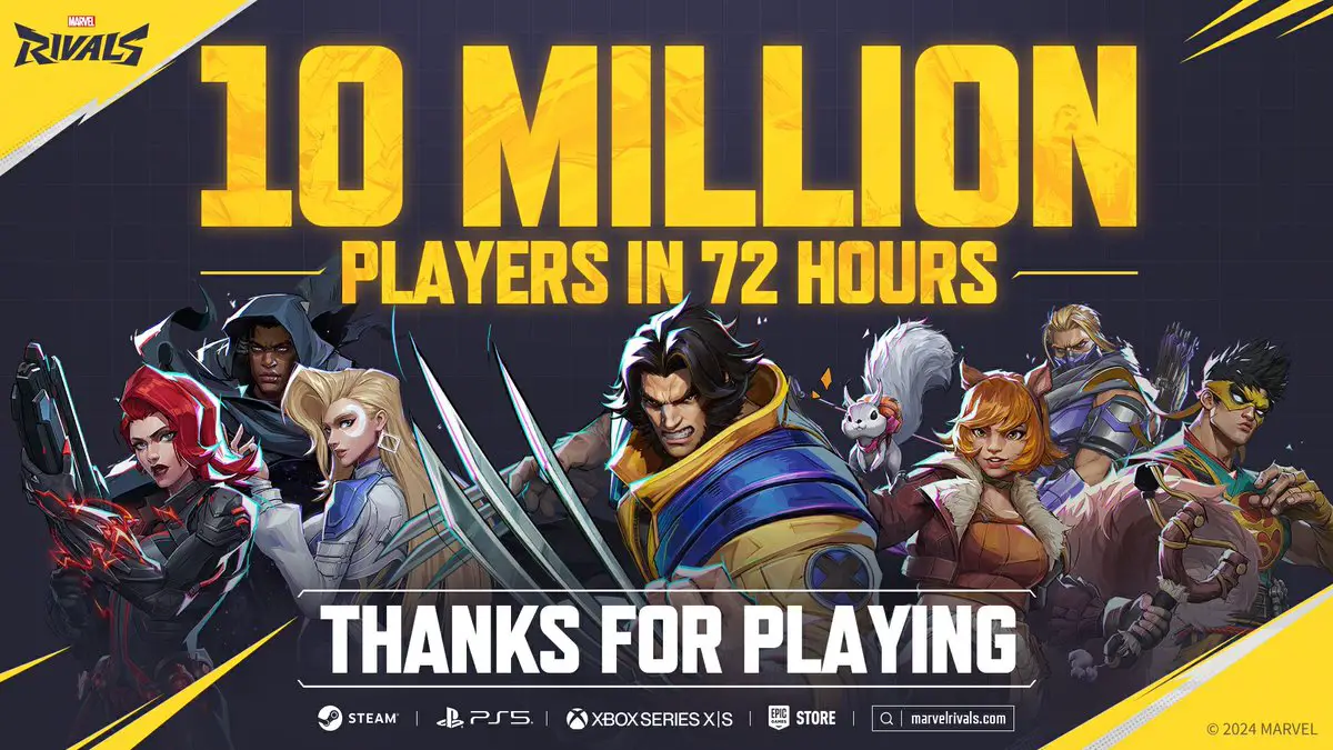 Marvel Rivals conquista público global com heróis icônicos e partidas 6v6 em apenas 72 horas após o lançamento