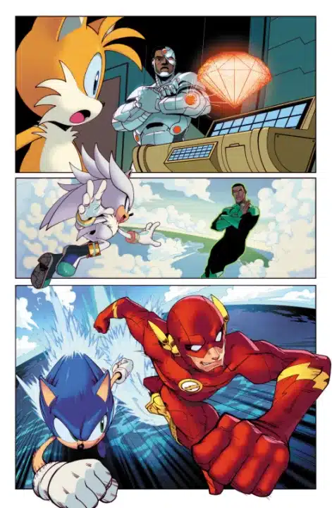 Sonic e Liga da Justiça 2