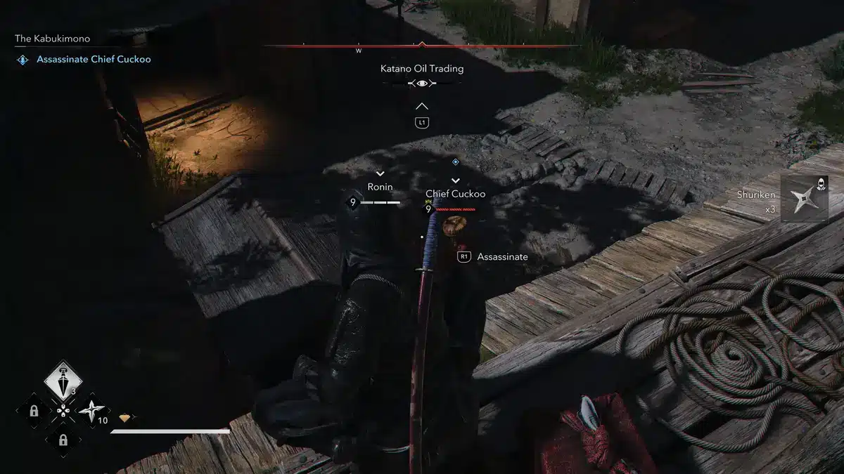 kabukimono em assassin's creed shadows