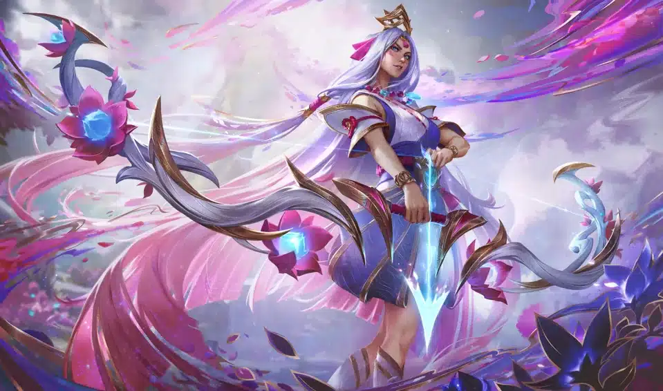 Ashe Florescer Espiritual League of Legends 