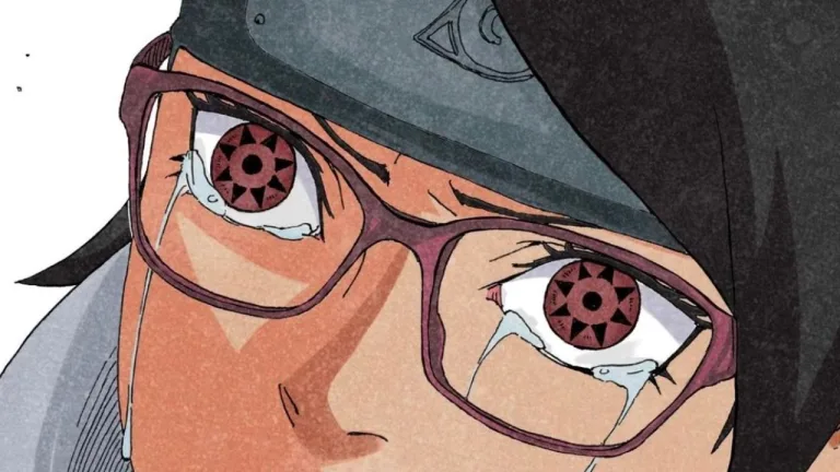Boruto Two Blue Vortex 21 Sarada desperta o Mangekyou Sharingan contra Ryu