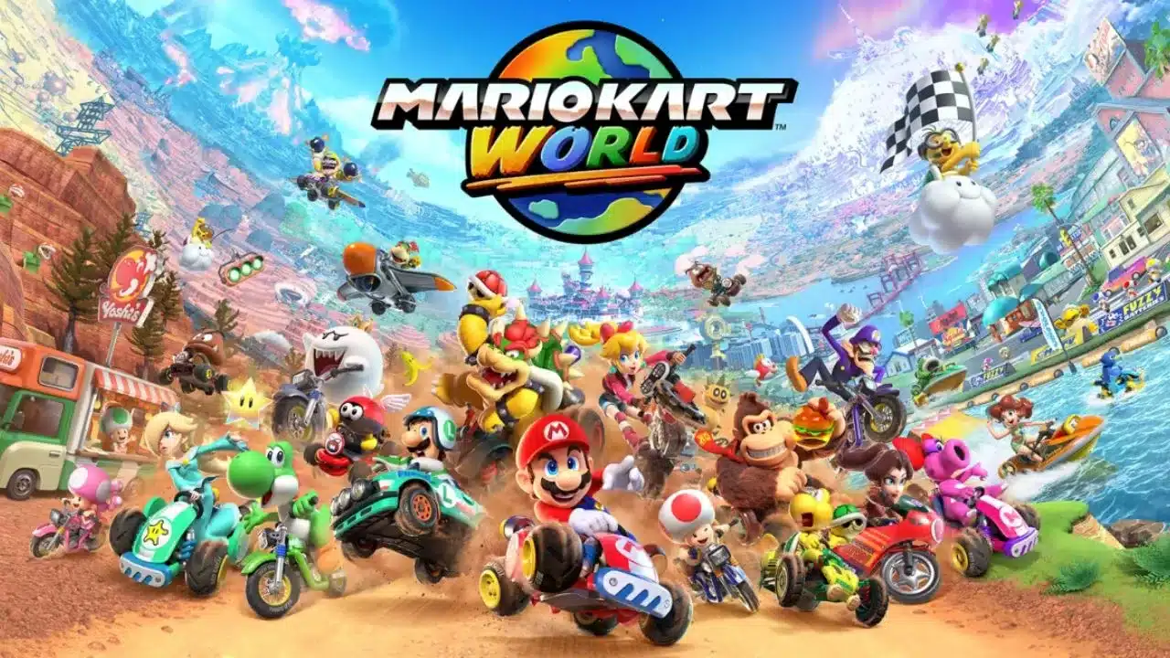 Mario Kart World traz mundo aberto e modo sobrevivência no Switch 2