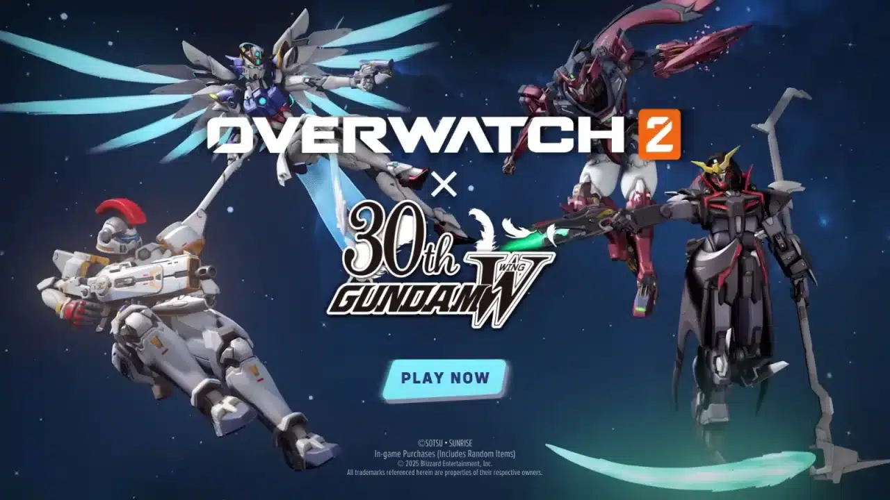 Personagens de Overwatch ganham visuais épicos de Gundam Wing