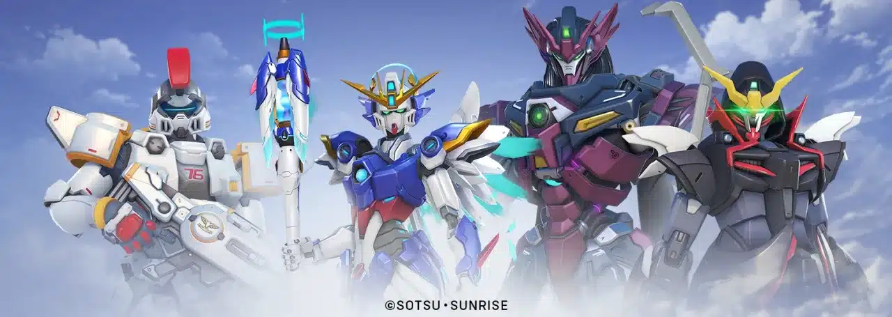 colaboração Overwatch 2 e Gundam Wing