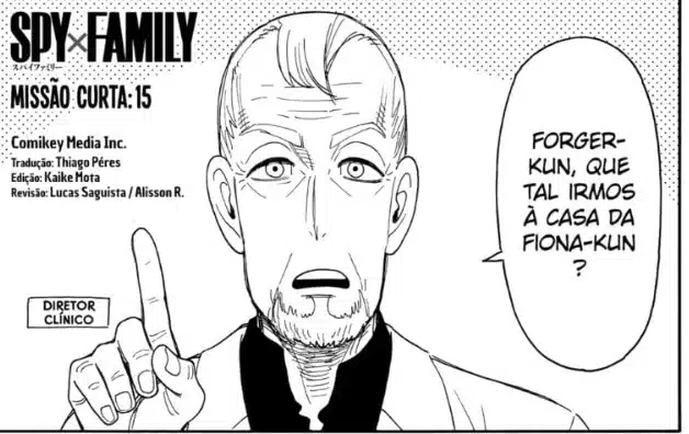 missão paralela centrada em Fiona Frost spy x family