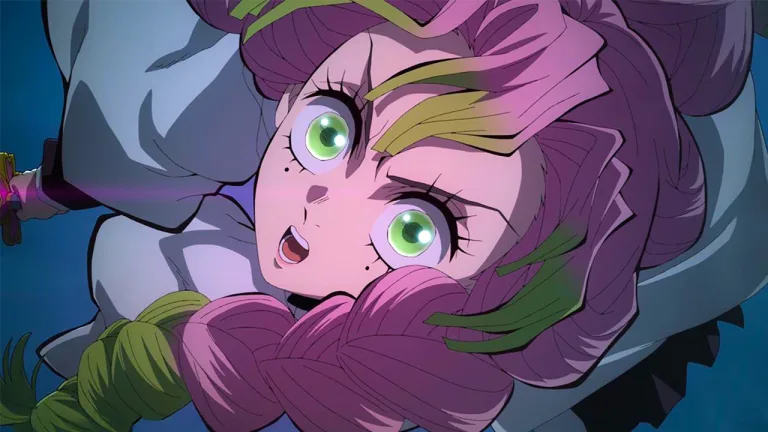 Mitsuri é destaque em visual de Demon Slayer: Castelo Infinito