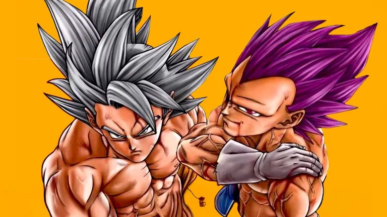 Toyotarō celebra Dragon Ball com nova arte de Goku e Vegeta