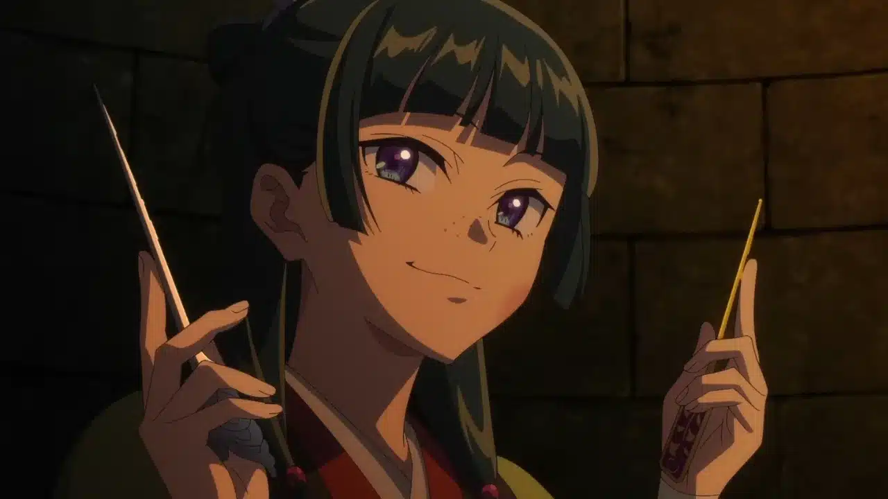 Kusuriya no Hitorigoto: Shenmei pune Maomao com Taibon