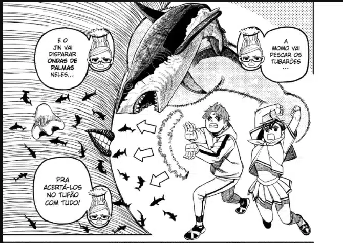 Momo Ayase e Jin Enjoji dandadan 196