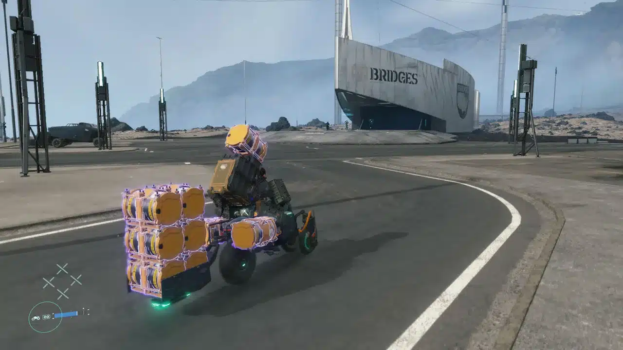 construir pontes em Death Stranding 2