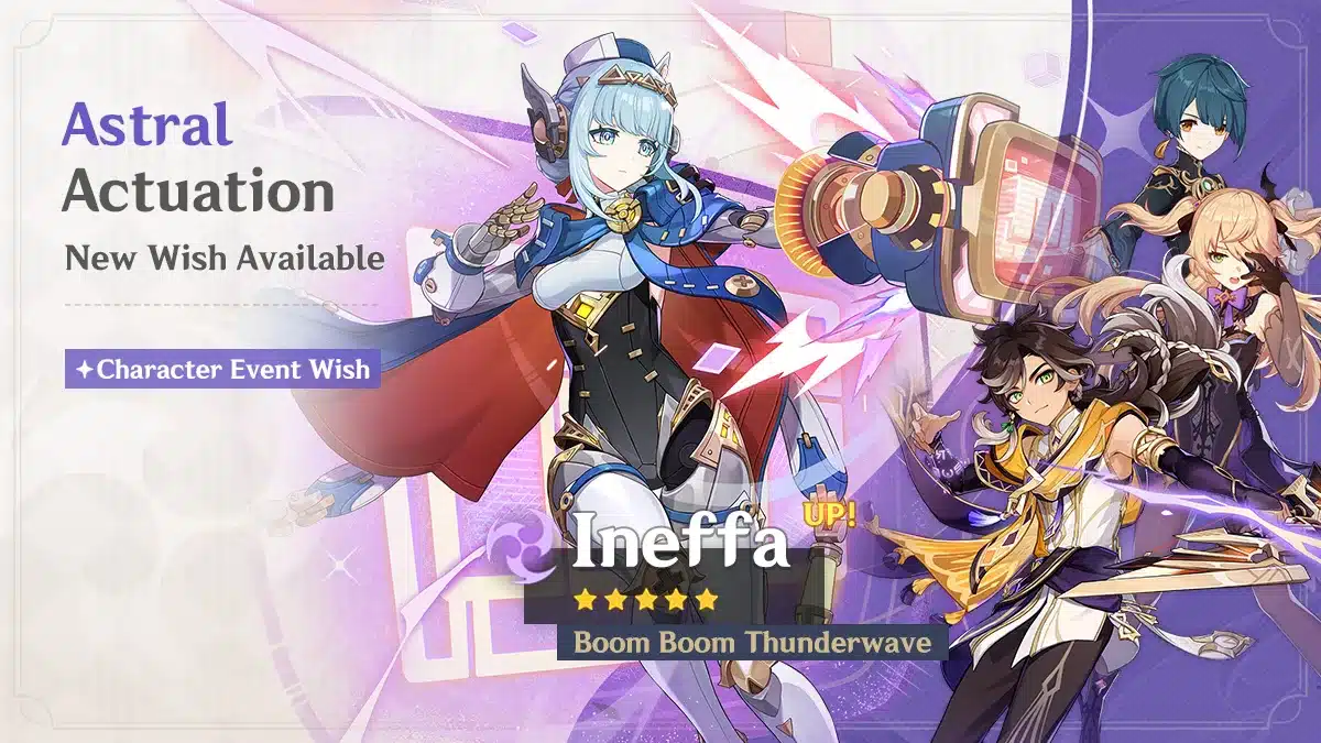 Genshin Impact 5.8 Banners e personagens 
