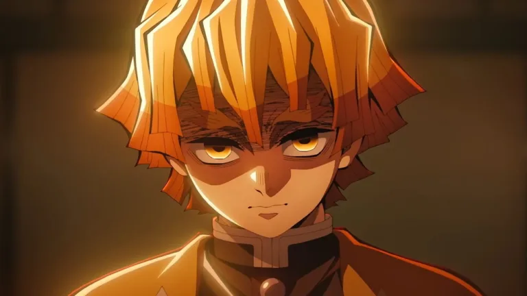 Zenitsu enfrenta Kaigaku em novo pôster de Demon Slayer: Castelo Infinito